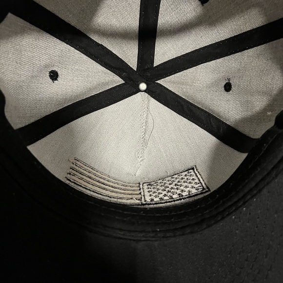 American flag SnapBack hat gray and black O.S - Picture 5 of 5